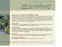 Tablet Screenshot of jaderiverhealingarts.com